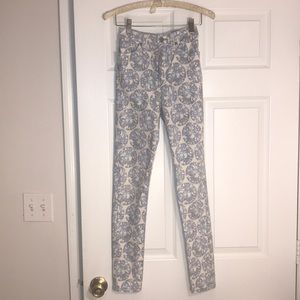 Nasty Gal Diamond-Print Jeans